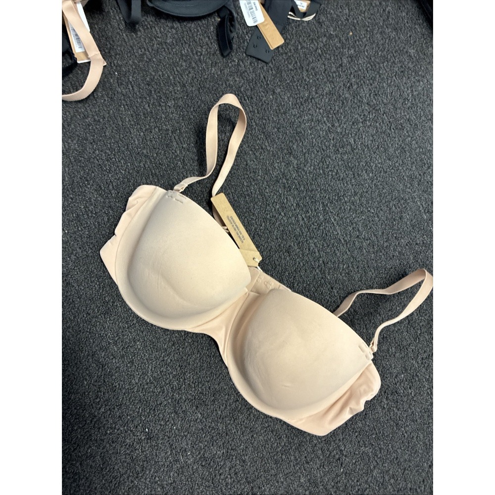 SKIMS Women's Smoothing Intimates Strapless Bra Clay BA-BAN-2607 Size 38D NWT